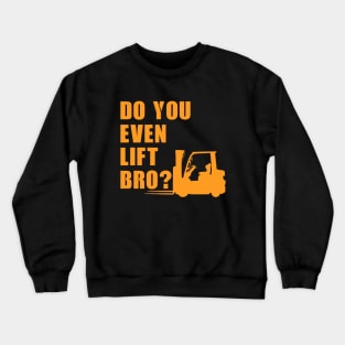 Do You even lift Bro? Crewneck Sweatshirt